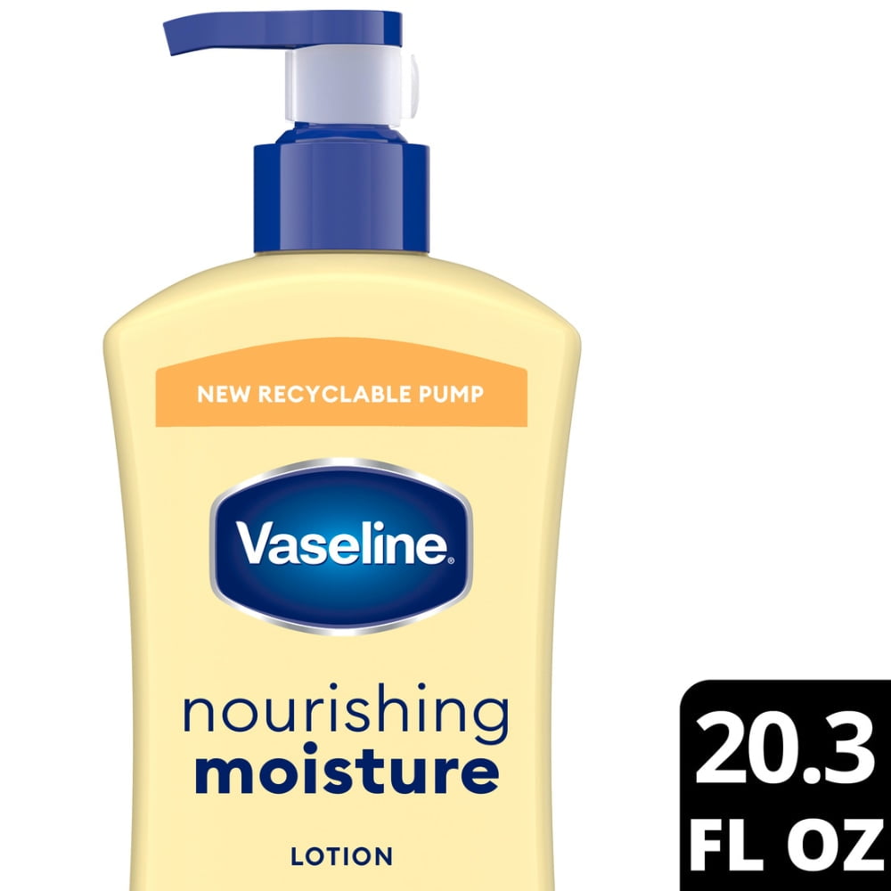Pack of 2 Vaseline Intensive Care Nourishing Moisture Body Lotion, 20.3 fl oz (Package May Vary)