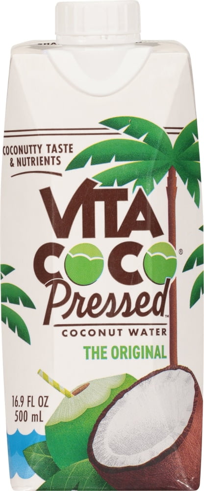 Pack of 2 Vita Coco Pressed Coconut Bottled Water, 16.9 fl oz (Package May Vary)