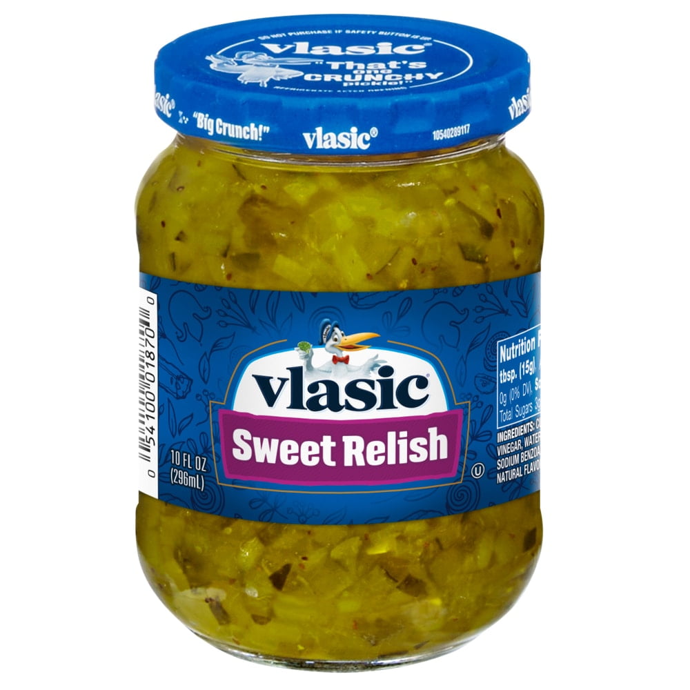 Pack of 2 Vlasic Keto Friendly Sweet Relish, 10 OZ, Package May Vary