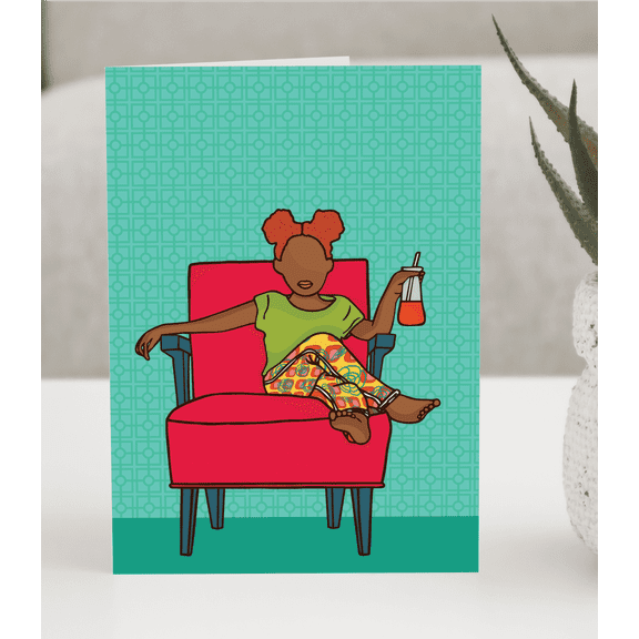 Greeting Card - Just Chillin'