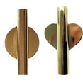 thumbnail image 1 of Pack of 2 Wall Flower Vase Tube Metal Flower Vase, Modern Dried Flower Holder Wall Decoration for Porch Home Office (Excluding adhesive materials), 1 of 5