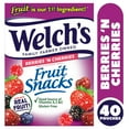 thumbnail image 1 of Pack of 2 Welch’s Fruit Snacks, Berries N Cherries, 0.8 oz, 40 Count, 1 of 1