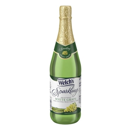 Pack of 2 - Welchs Sparkling White Grape Cocktail Juice, Non-Alcoholic, 25.4 Fl Oz Packaging May Vary