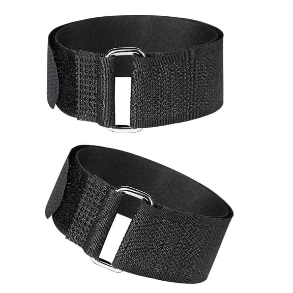 Pack of 2 Winter Sports Outdoor Antislip Ice Grippers Shoe Binding Straps with Adjustable Design for Various Shoe Sizes