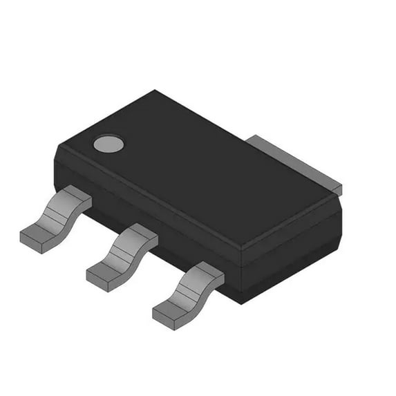Pack of 2 ZVN4310GTA Mosfet N-Channel 100V 1.67A SOT223 :RoHS, Cut Tape