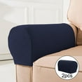thumbnail image 1 of Pack of 2 arm protectors armrest covers armrest covers for couch sofa loveseat Navy, 1 of 9