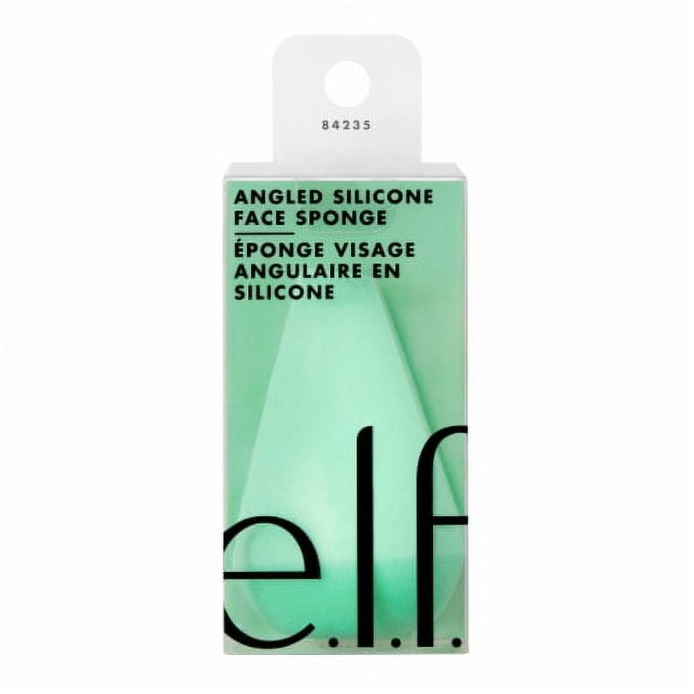Pack of 2 - e.l.f. Angled Silicone Face Makeup Sponge 1 ct