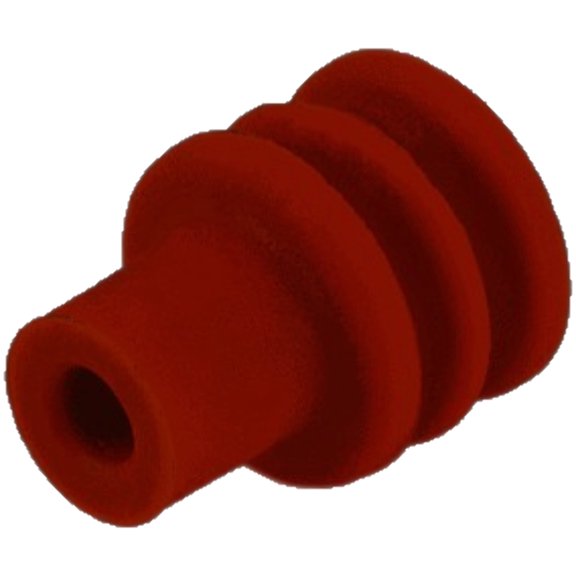 Pack of 20 12048086 Automotive Connectors Loose Cable Seal Dark Red