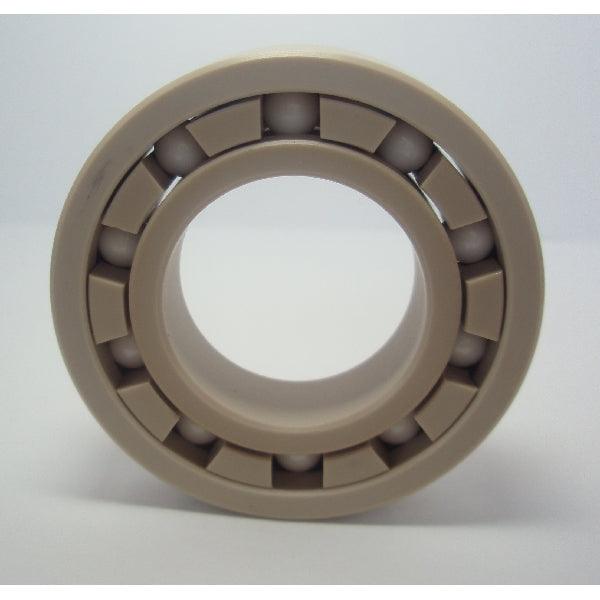 Pack of 20 6201 Open Peek Ball Bearing with PTFE Cage and Alumina Ceramic Balls Made in Japan