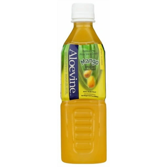 (Pack of 20) Aloevine Aloe Mango Beverage 16.9 Fo