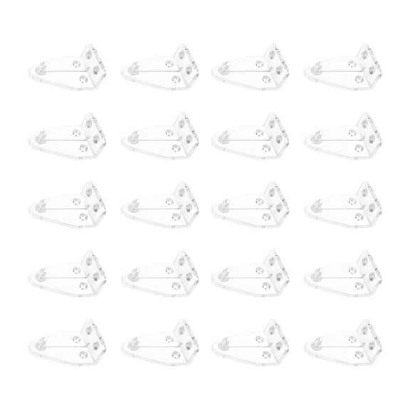 Pack of 20 Blinds Bottom Rails Holders Hooks for Secure Window Blind Adjustment Heavy Duty Plastic Positioning Hooks