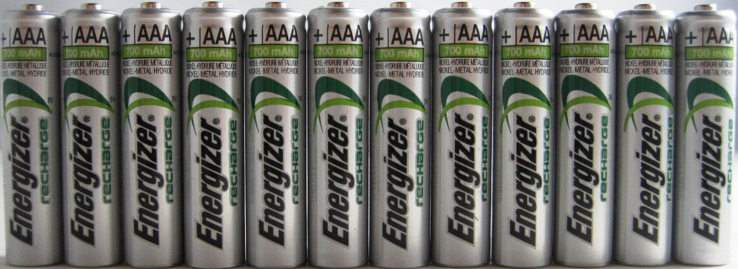 Pack of 20 Energizer NH12 700 mAh NiMH AAA Pre-Charged Rechargeable Battery - Bulk Pack