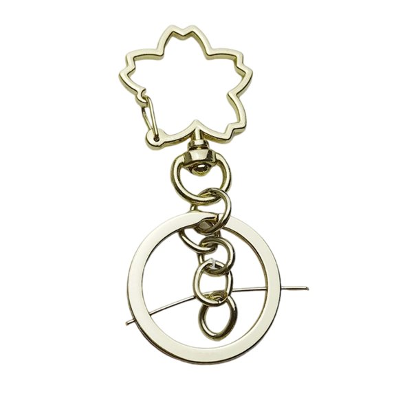 Pack of 20 Keychain Jump Simple Keyrings Flower Keyrings Component Keychain Pendants Alloy for Making Chain