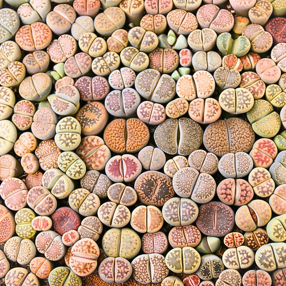 Pack of 20 Lithops Seed, Lithops Succulents Plants Live, Lithop Seed Mix for Growing