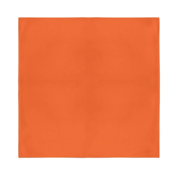 Pack of 20 Men's Pocket Square Soft Handkerchiefs 100% Pure Cotton (Orange)