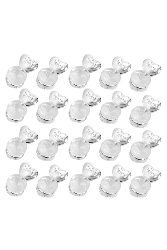Pack of 20 Metal Earring Replacements Easy to Wear and Remove Ear Supports Earring Backs Supportive Earring Lifters