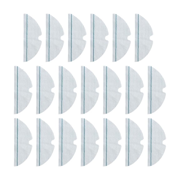 Pack of 20 Replacement Washable Mopping Pads For T4 S6 T7 T8 Q5PRO Q8MAX Robotic Vacuum Cleaner Dry Wet Rags Replacement