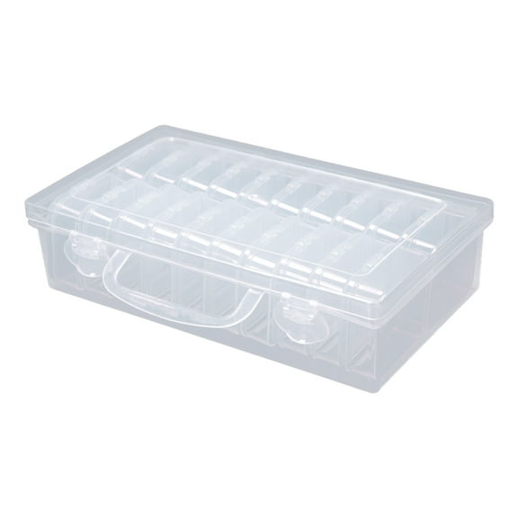 Pack of 20 Small Sturdy Plastic Containers for Jewelry Making Craft Supplies