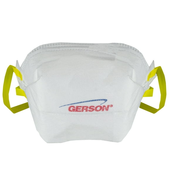 Pack of 20 White Disposable Gerson FFP2 Dust Face Masks