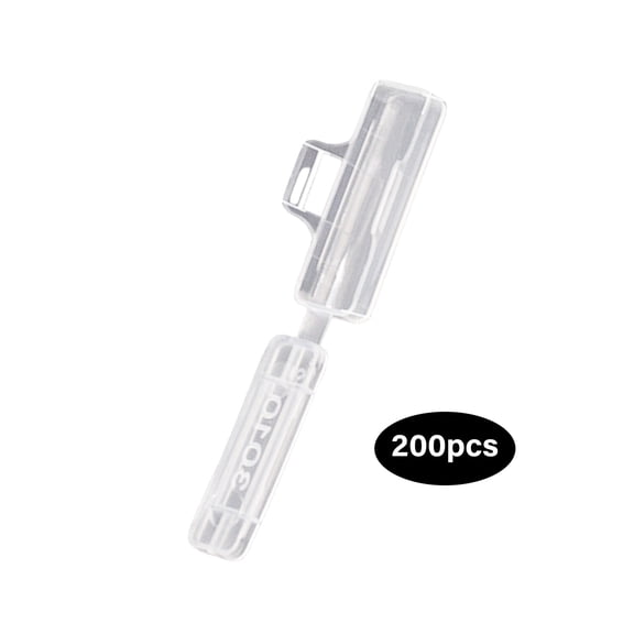 Pack of 200 Cable Labeling With Closures Waterproof Window Designs for Industrial Electrical Organization