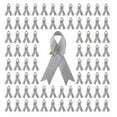 thumbnail image 1 of Pack of 200 Charity Brooch Pins Ribbon Pins Bulk Fundraising Lapel Pins Buttons, 1 of 21