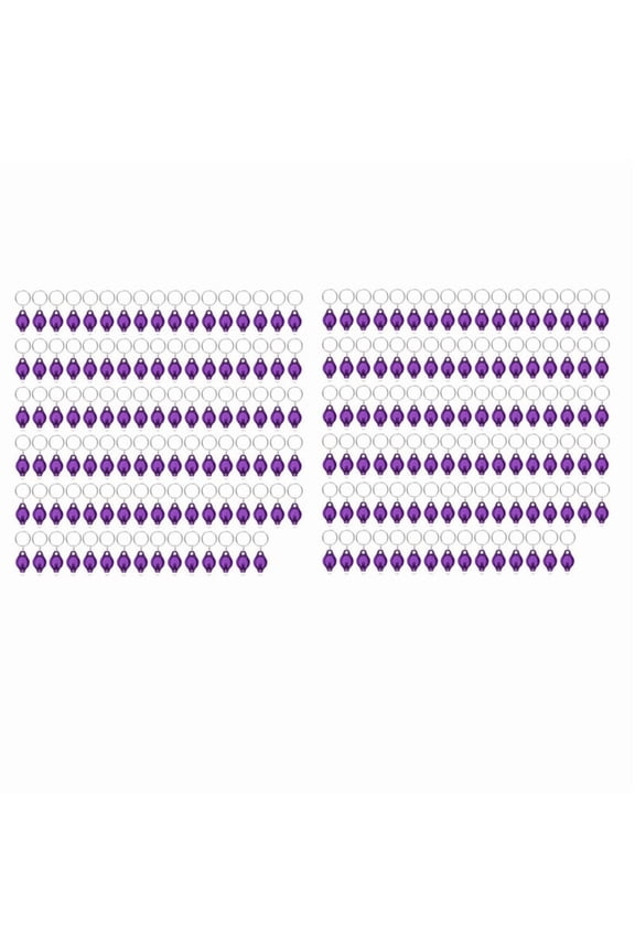 Pack of 200 LED Keychain Flashlight, 395Nm UV Keychain Flashlight, UV Light Flashlight Keychain,