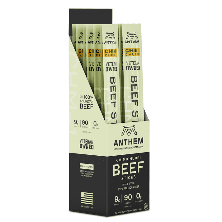 Pack of 24 Anthem Snacks LLC Beef Chimichurri Stick 1 oz