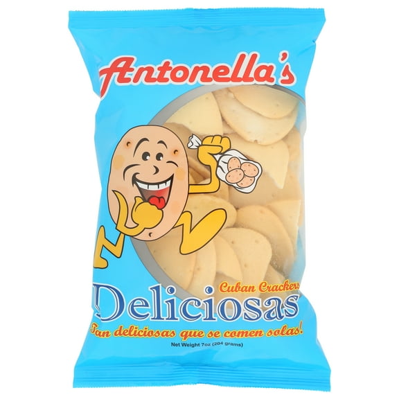 Pack of 24, Antonellas Deliciosas Cuban Crackers, 7 oz