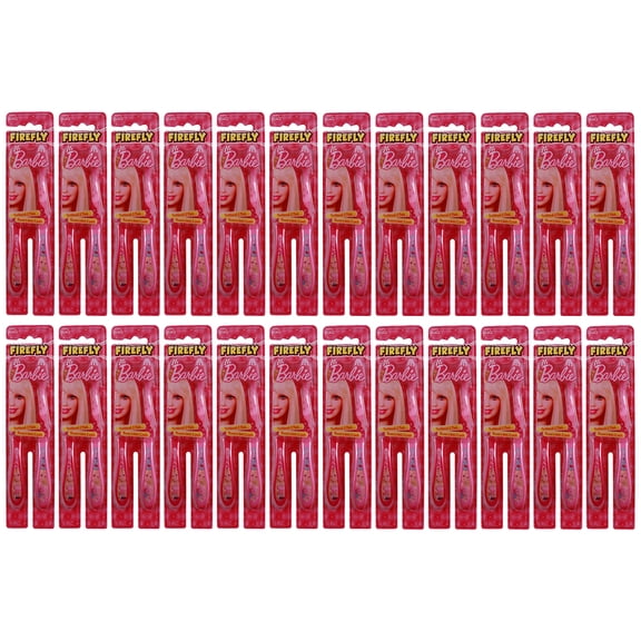 Pack of (24) Barbie Toothbrush Twin Pack By Smile Guard Dr. Fresh