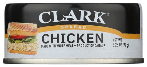 (Pack of 24) Clark Spread Chicken with White Meat 3.25 oz