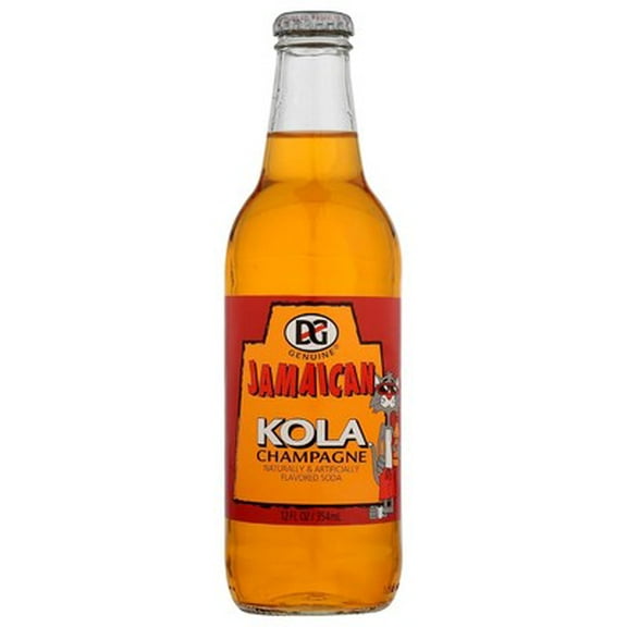 (Pack of 24) D & G Soda Bottle Jamaican Cola Champagne 12 Oz