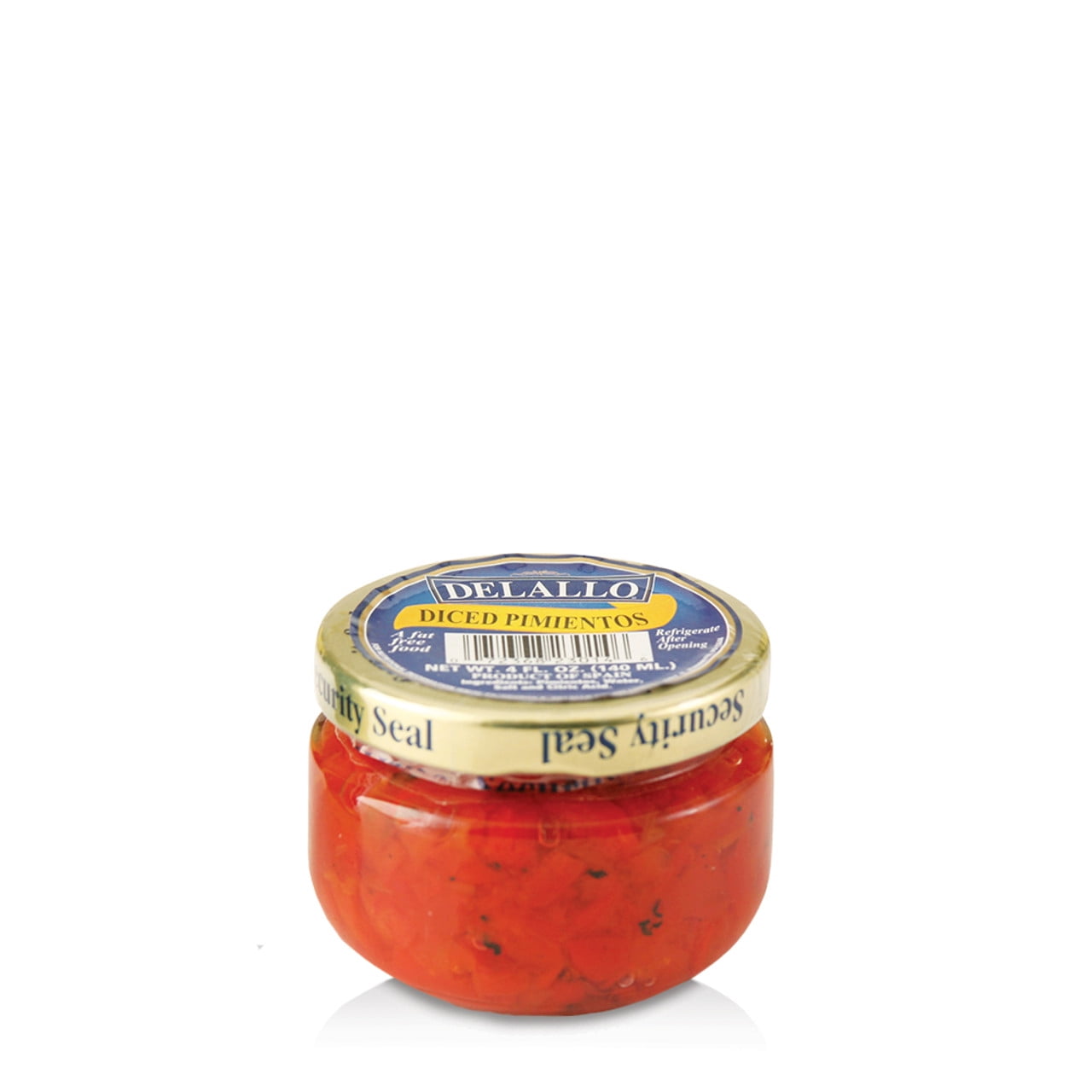 (Pack of 24), Delallo Diced Pimentos, 4 fl oz