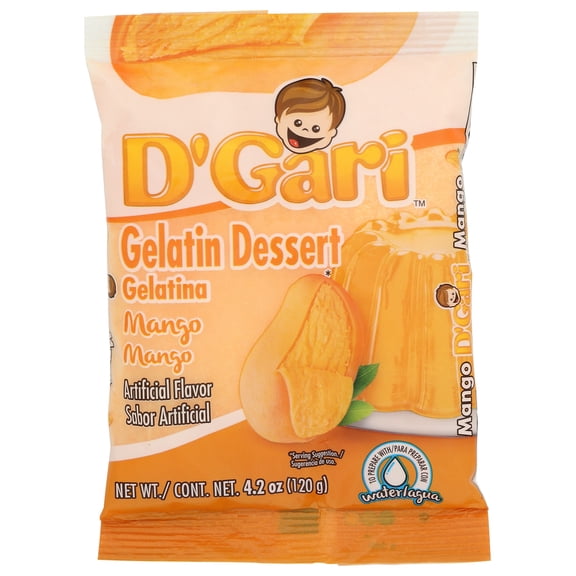 (Pack of 24), Dgari Mango Gelatin Dessert, 4.2 oz
