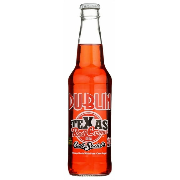 (Pack of 24) Dublin Soda Retro Red Creme 12 fl oz