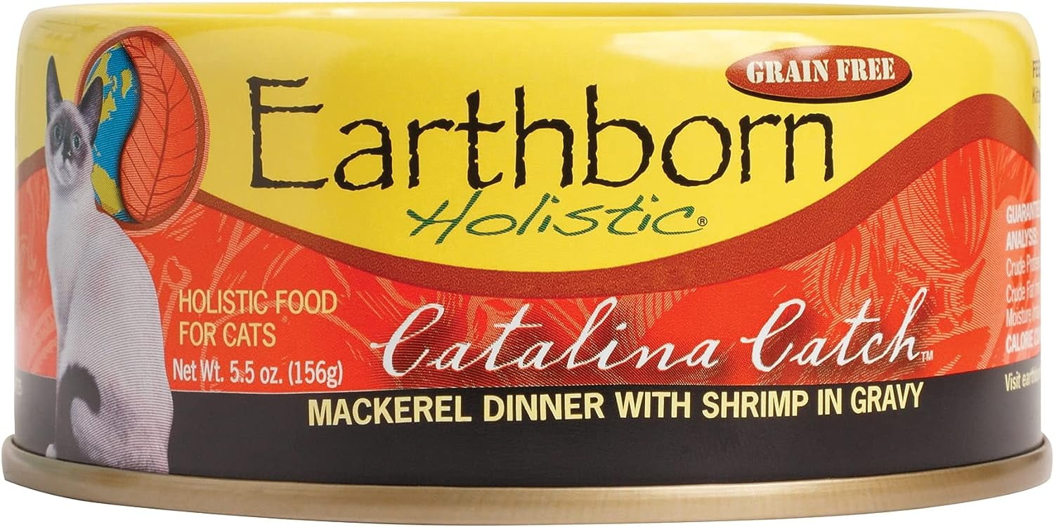 Earthborn Holisitc Catalina Catch GrainFree Moist Cat Food 5.5 oz. 24