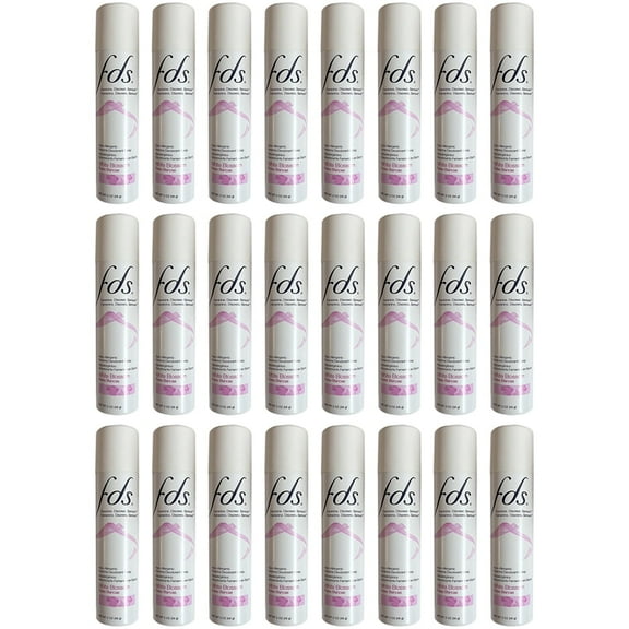 Pack of (24) FDS Feminine Deodorant Spray, White Blossom, 2 oz