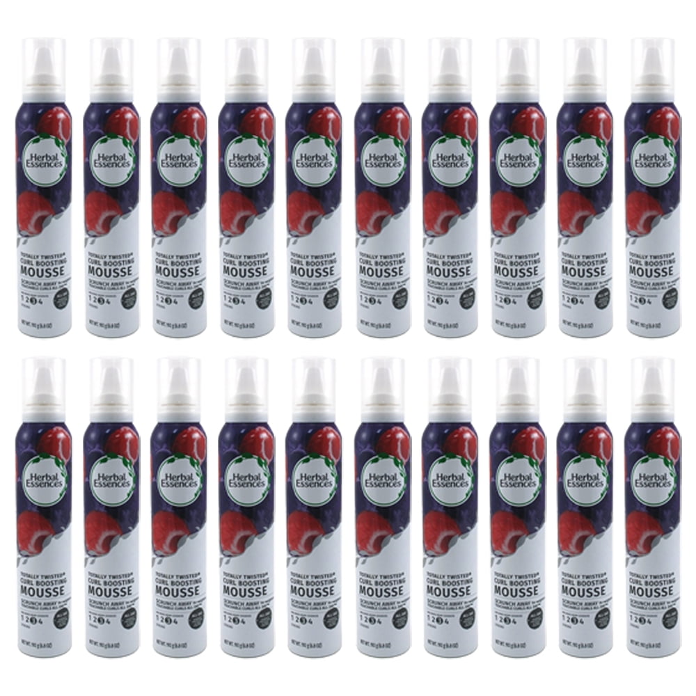 Pack of (24) Herbal Essences CurlBoosting Mousse, Frizz Control, 6.8 oz