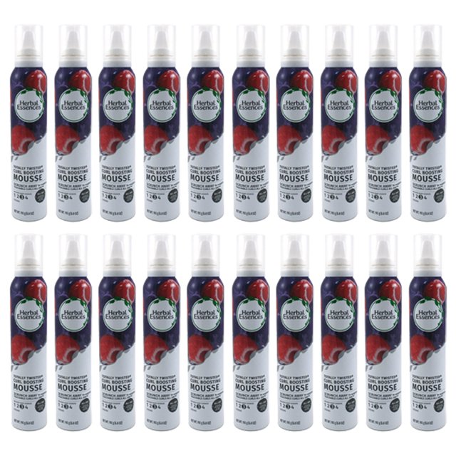 Pack of (24) Herbal Essences CurlBoosting Mousse, Frizz Control, 6.8 oz