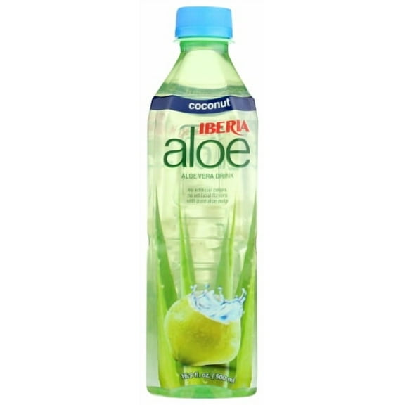 Pack of 24 Iberia Aloe Vera Coconut Drink 16.9 oz