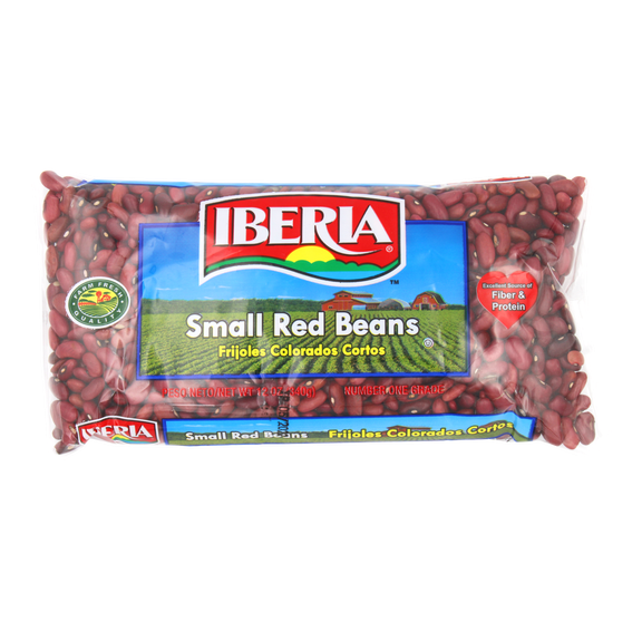 Pack of 24, Iberia Small Red Beans, 12 oz