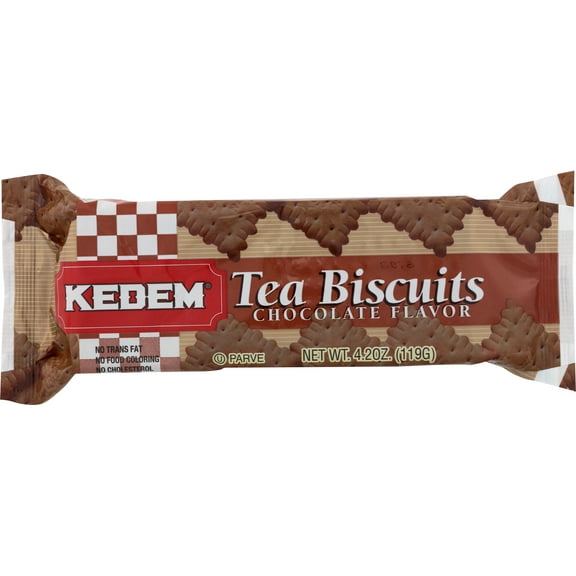 Pack of 24, Kedem Chocolate Flavor Tea Biscuits, 4.2 oz
