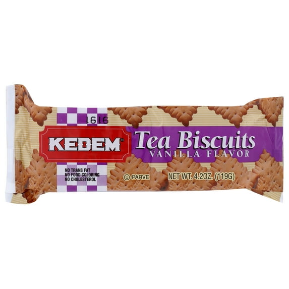 Pack of 24, Kedem Tea Biscuit, Vanilla Flavor, 4.2 oz