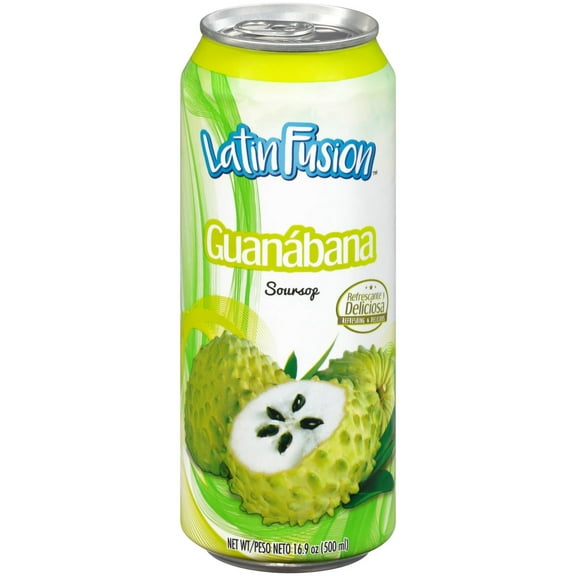 Pack of 24 Latin Fusion Guanabana Drink 16.9 fl oz
