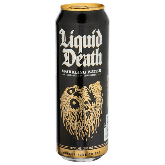 (Pack of 24) Liquid Death Sparkling Mountain Water 19.2 fl oz