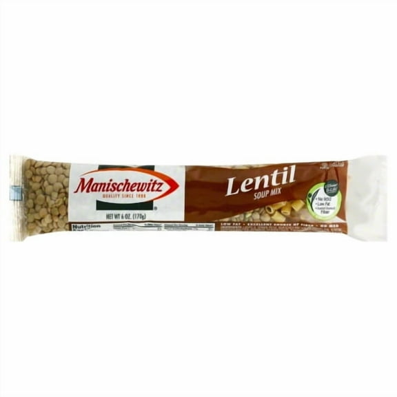 Pack of 24 Manischewitz Lentil Soup Mix 6 oz