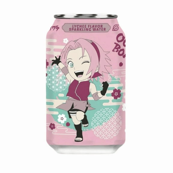 (Pack of 24) Ocean Bomb Water Sparkling Lychee Naruto 11.1 fl oz