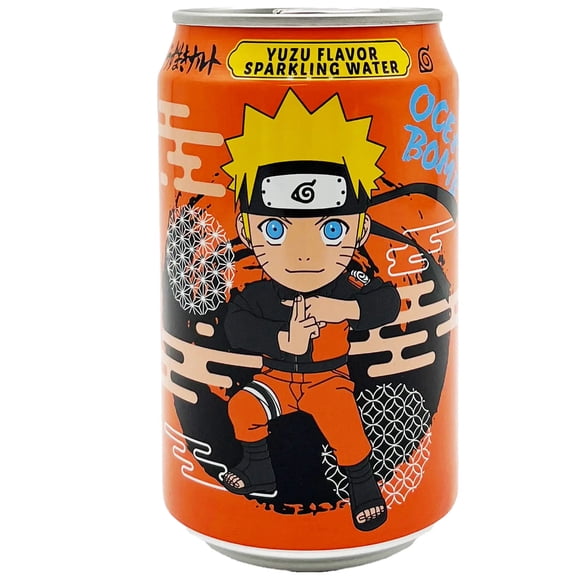 (Pack of 24) Ocean Bomb Water Sparkling Yuzu Naruto 11.1 fl oz