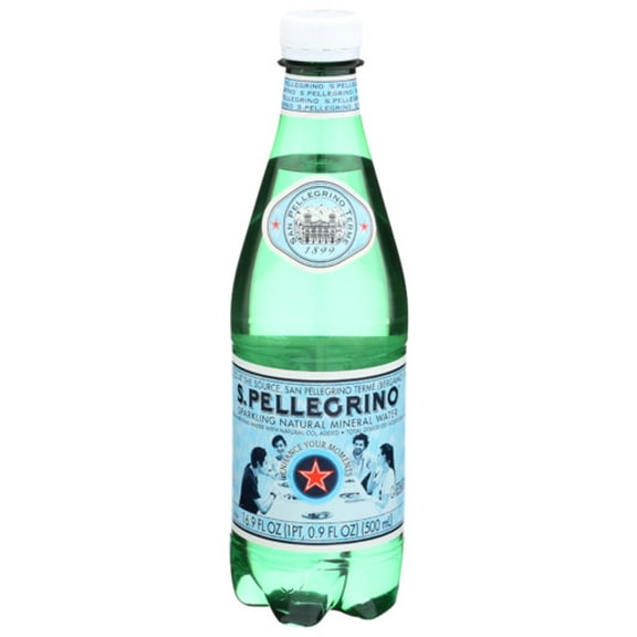 (Pack of 24) San Pellegrino Sparkling Water PET 16.9 Fo