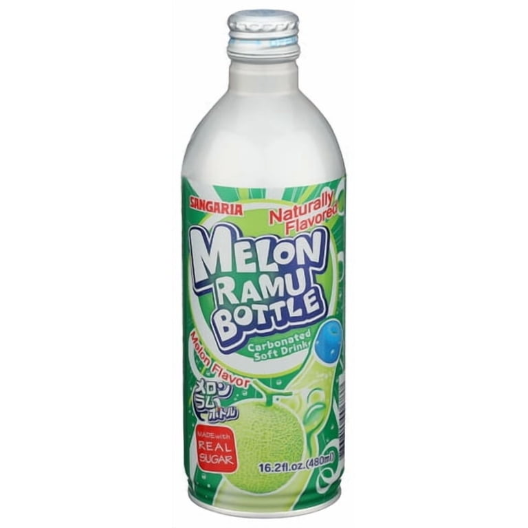 Pack of 24 Sangaria Ramune Melon Bottle Can 16.2 fl oz - Walmart.com