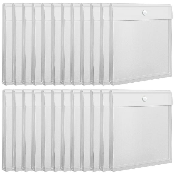 Pack of 24 Scrapbook Paper Keeping Sleeves For Office And Craft Organization